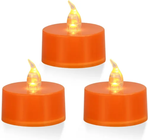 Miniatura 12 de KOABY Paquete de 100 luces de té LED de color blanco cálido, duran más de 100 horas +, luces de té parpadeantes sin llama que funcionan