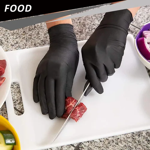 Miniatura 4 de PROMEDIX P Nitrile Disposable Gloves,4mil-100 Count,Gloves Disposable Latex Free,Powder Free for Cooking,Household,Food safe