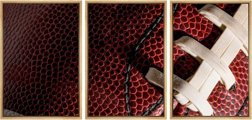 Miniatura 50 de wall26 Lienzo enmarcado para pared, juego de arte de primer plano, detalles de costuras de béisbol, atletas deportivos, fotografía, moderno
