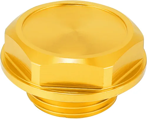X AUTOHAUX Tapa de Tapón de Llenado de Aceite del Motor de Aleación de Aluminio Tono Dorado Cubierta para Toyota TRD Highlander RAV4 Yaris Camry Reiz