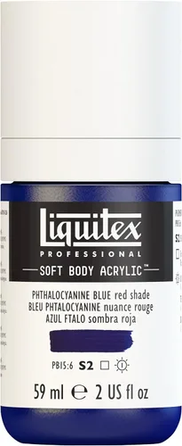 Miniatura 78 de Liquitex Professional Soft Body - Pintura acrílica, botella de 2 onzas (59 ml), blanco titanio Titanio Blanco
