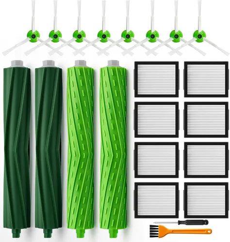 Miniatura 9 de Plus 405 Combo Piezas de repuesto para Roomba Plus 405 Combo Plus 505/507Combo Robot Aspirador Piezas con 2 cepillos de rodillo, 4 HEAP, 6 Mops, 6