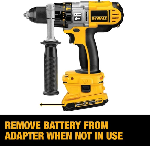 Miniatura 6 de Juego de adaptador de batería DeWALT, DCA2203C, de 20 voltios, para herramientas de 18 voltios, sierra sable