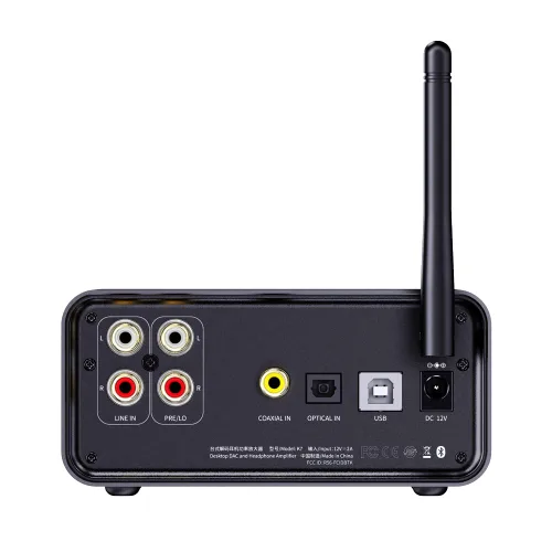 Miniatura 3 de FiiO K7BT amplificador de auriculares Bluetooth de alta fidelidad balanceada AK4493S*2, XMOS XU208 PCM384kHz DSD256, entradas