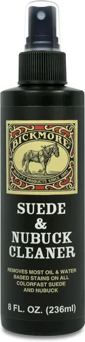 Bickmore – Limpiador para gamuza y nobuk - Quita manchas de aceite y agua sucia de zapatos, botas, monederos, bolsas de mano y más.