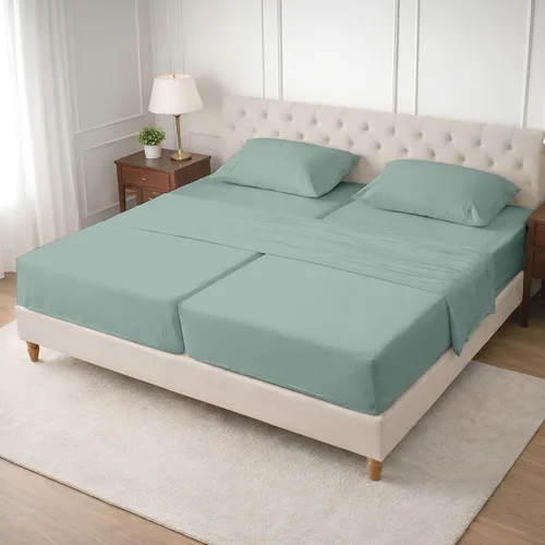 Miniatura 61 de SGI bedding Sábanas de Algodón Egipcio 100% Tamaño Full XL – Juego de Sábanas de 600 Hilos, Suaves, Frescas, Bolsillo Profundo de 16", Ropa de Cama