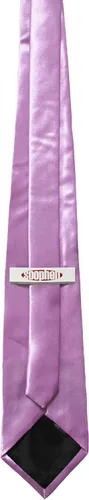 Miniatura 28 de Soophen corbata para hombre 3.75 pulgadas de color sólido