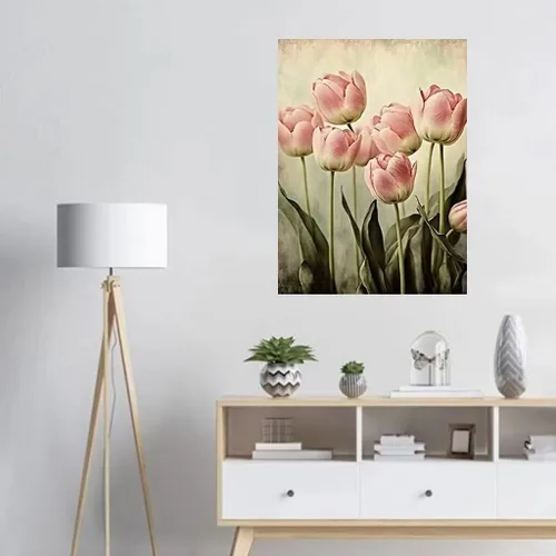 Miniatura 2 de RMSGOZO Kits de pintura de diamantes nativos americanos 5D – Kit de arte de cristal redondo completo de los indios para adultos, para decoración