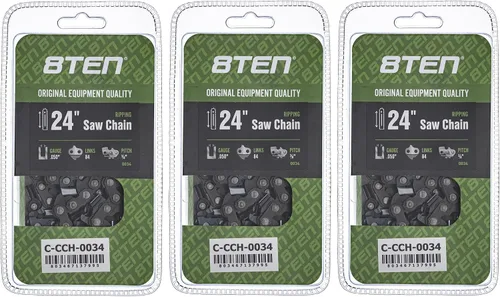 Miniatura 163 de 8TEN Cadena de motosierra semi cincel de 6 pulgadas .050 1/4 42 DL para Worx WG320 Black & Decker LLP120 (paquete de 3)
