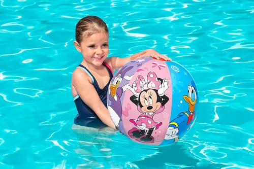 Miniatura 12 de Bestway Disney Junior Mickey & Friends - Pelota de agua inflable para niños, 20.1 in