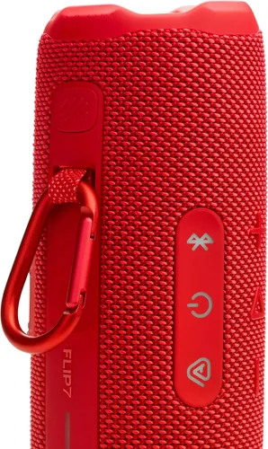 Miniatura 4 de JBL Flip 7 - Bocina portátil resistente al agua y a caídas, potente sonido JBL Pro con refuerzo de sonido AI, 16 horas de reproducción y sistema Rojo