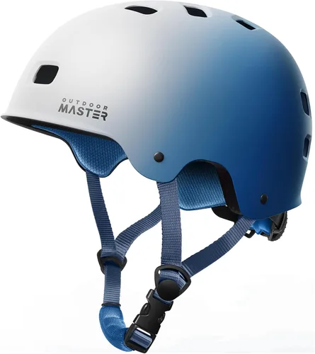 Miniatura 11 de OutdoorMaster - Casco de patineta y ciclismo, dos forros extraíbles, ventilación, para varios deportes, scooter, patinaje en línea, patinaje