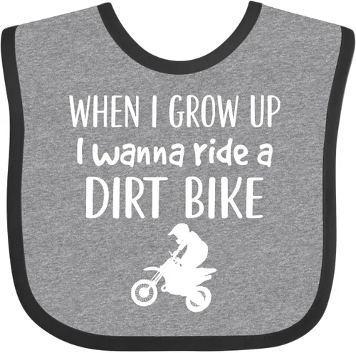 Miniatura 6 de inktastic Babero para bebé de motocross Future Dirt Biker
