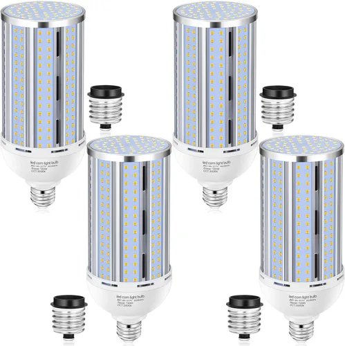 Miniatura 9 de Bombilla LED de Maíz de 44W (Paquete de 2), Sin Ventilador, (Equivalente a 390 Vatios) Base E26/E39 Mediana/Mogul Grande, Lámpara LED COB 3000K