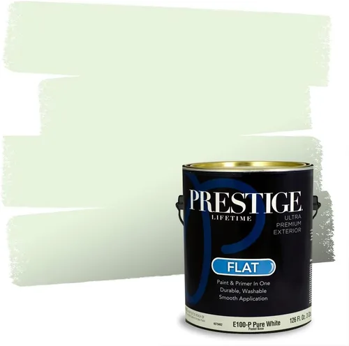 Miniatura 155 de PRESTIGE Pintura exterior e imprimación en uno, aloe, plano, 1 galón