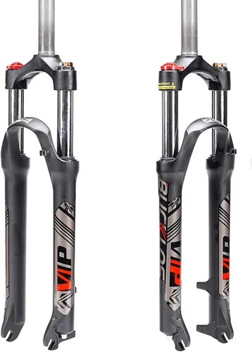 Miniatura 10 de BUCKLOS 26/27.5/29 Horquilla de Suspensión MTB de 100mm, Tubo Recto de 28.6mm QR 9mm de Ajuste de Corona de Aleación de Aluminio para Bicicleta