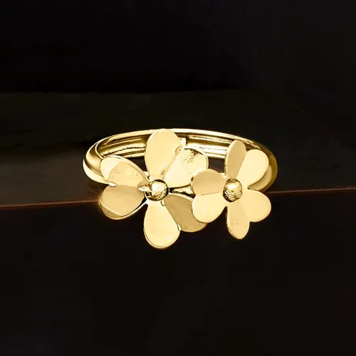 Miniatura 4 de Ross-Simons Italian 14kt Yellow Gold Flower Ring