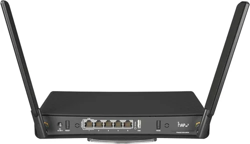 Miniatura 2 de MikroTik - Punto de acceso hAP ax3 con CPU de 4 núcleos a 1.8 GHz, 1 GB de RAM, 4X GLAN, LAN 1x2.5G, versión de EE. UU