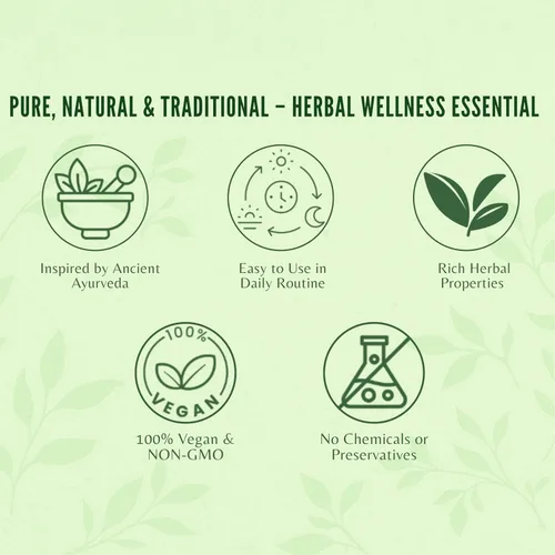 Miniatura 7 de AYURVEDASHREE Triphala Polvo 200 Gm Combinación de Amla, Haritaki y Bibhitaki Sin OGM Vegano.