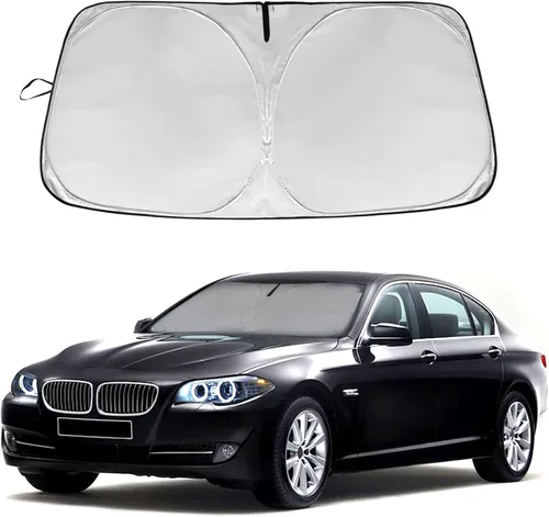 Parasol interior para parabrisas de automóvil, protección UV, parasol para BMW Serie 5 525i, 525xi, 528i, 528xi, 528xi, 530i, 530e, 530xi, 535i,