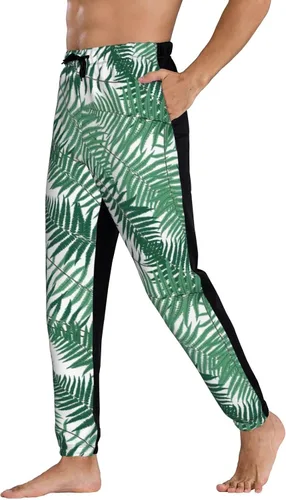 Miniatura 4 de WorldGES Men's Athletic Pant Lion Casual Jogger Sweatpants with Pockets Breathable Track Pants for Men Workout Training