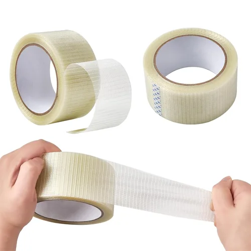 Miniatura 2 de HSTECH Cinta adhesiva semitransparente, cinta impermeable resistente, cinta resistente a la intemperie de alto rendimiento para reparaciones