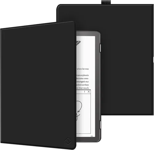 Miniatura 13 de Fintie Slimshell - Funda para Kindle Scribe de 10.2 pulgadas (versión 2024/2022) – Funda delgada y ligera de piel sintética de alta calidad, apagado