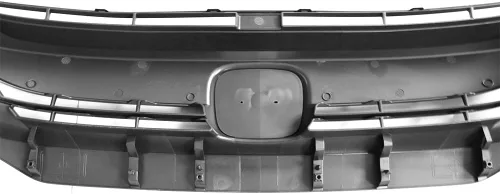 Miniatura 8 de IKON MOTORSPORTS Parrilla delantera superior, compatible con Honda Civic 2016-2018, todos los modelos Civic Hatchback SI 2019-2021, reemplazo