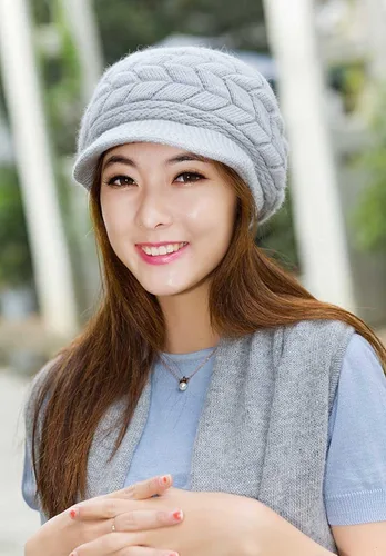 Miniatura 3 de HINDAWI Bufanda de invierno con visera, bufanda infinita, gorro de nieve cálido para mujer