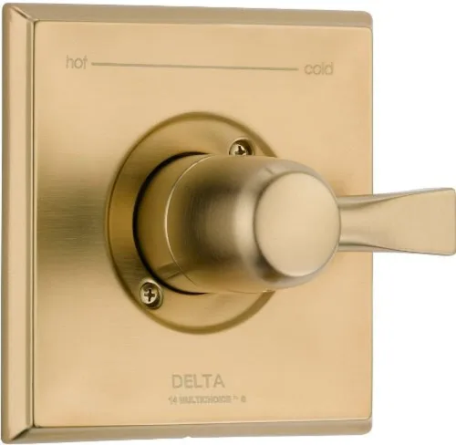 Delta Faucet T14051-CZ Dryden Monitor Serie 14 Solo ajuste de válvula, bronce champán, 4.00 x 8.00 x 9.75 pulgadas
