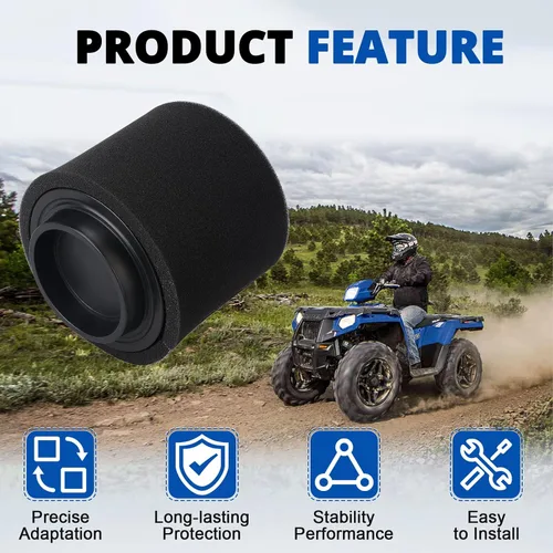 Miniatura 7 de 0452306 1253355 Pieza de filtro de aire para Polaris Phoenix 200 2005-2023 Hawkeye 300 2006-2011 Trailblazer 250 2001-2006 Sportsman 300 2008-2010