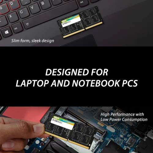 Miniatura 2 de Silicon Power DDR4 8GB 3200MHz (PC4-25600) CL22 SODIMM 260-Pin 1.2V Non-ECC Laptop RAM Memoria para computadora portátil SU008GBSFU320B02AB
