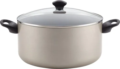 Miniatura 10 de Farberware - Olla de cocina antiadherente con tapa, 10.5 cuartos de galón - Negro