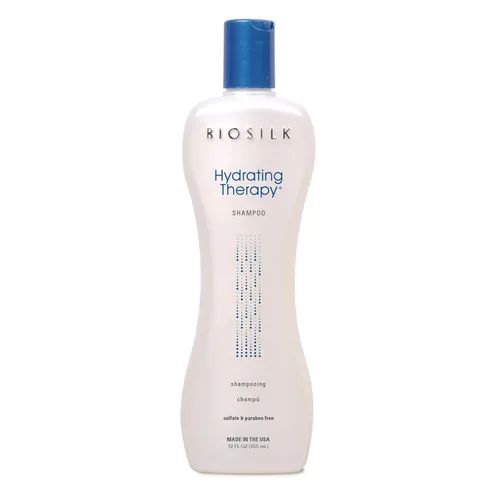 BioSilk Champú hidratante, repone la humedad del cabello para un cabello fuerte y suave, sin sulfatos, parabenos y crueldad, 12 onzas