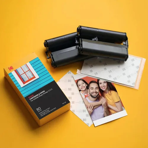 Miniatura 6 de Cartucho KODAK Dock Plus y Dock para impresora fotográfica PHC-80 – Recarga de cartucho y papel fotográfico - Paquete de 80