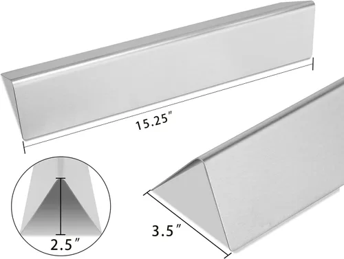 Miniatura 3 de Piezas de repuesto para parrilla 7635 para Weber Spirit, barras flavorizadoras de 15.3 pulgadas y quemador 69785 para Weber Spirit I y II 200
