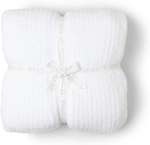 Miniatura 9 de Barefoot Dreams® CozyChic® Manta de cama acanalada, grafito, tamaño King