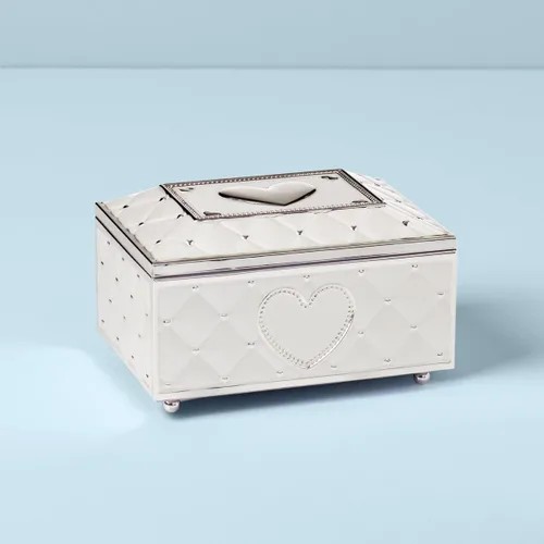 Miniatura 2 de Lenox Childhood Memories - Joyero de unicornio personalizado, organizador de joyas musicales grabado, My First Jewelry Box para niños, niñas pequeñas