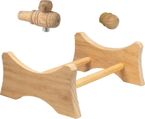 Miniatura 7 de Soporte de madera, 3/4" Bung and Spigot para barril de envejecimiento de roble de 2.5 galones (10 litros) - Heritage, soporte para barriles