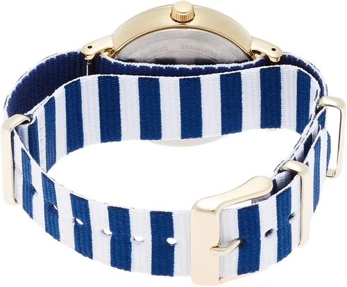 Miniatura 2 de Timex Weekender Fairfield - Reloj de pulsera deslizante de 37 mm, para mujer, mujer Estándar, Azul blanco (Bluewhite Stripe)