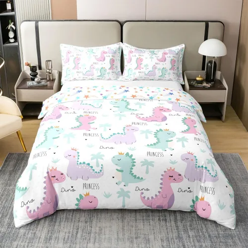 Miniatura 9 de Funda de edredón de pingüino de algodón puro completa kawaii funda de edredón de pingüino antártico juego de ropa de cama de animales para niños