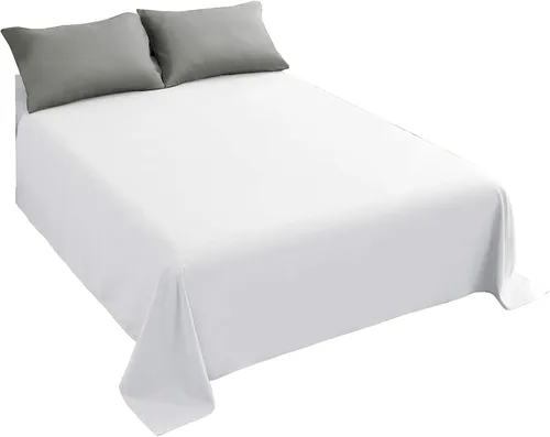Miniatura 16 de Sfoothome Sábana encimera azul real, sábana superior de microfibra ultra suave y cómoda tamaño Queen