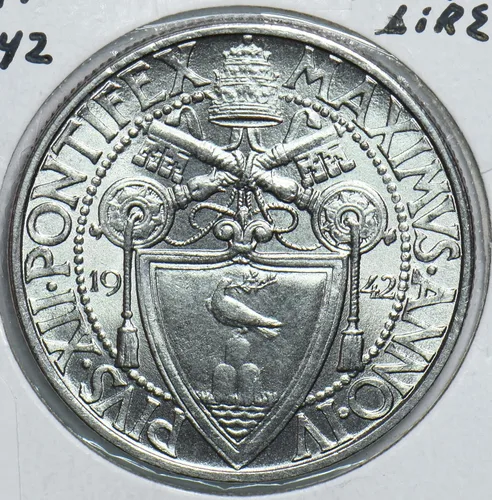 Miniatura 3 de Moneda Coleccionable Vaticano 1942 2 Lire 299019