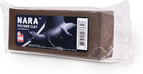 Miniatura 9 de NARA Arcilla de polímero para hornear, 1 color, 1 bloque, 16.01 oz (1 libra) (negro)