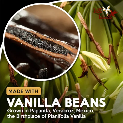 Miniatura 5 de Villa Vainilla Extracto de vainilla pura, Elixir Premium Mexican Vanilla Extracto de vainilla puro natural Para chefs y cocina casera Perfecto