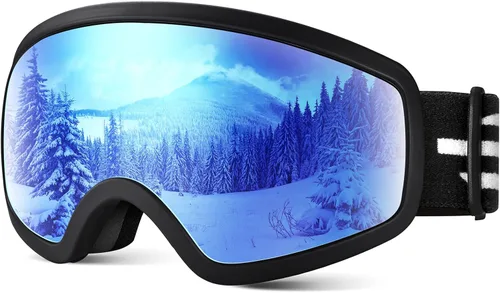 Gafas de esquí para niños, gafas de esquí de nieve para niños, jóvenes, adolescentes, niños y niñas de 5 a 14 años