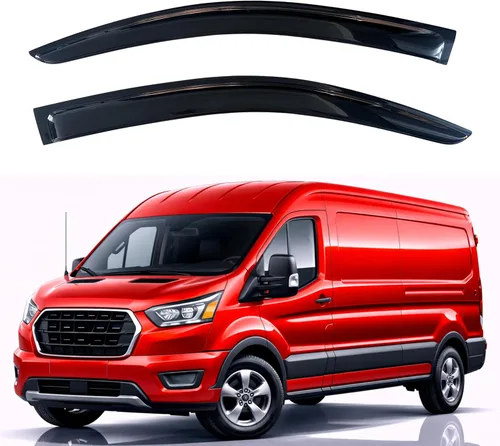 Miniatura 292 de KPY Visor de ventana compatible con Hyundai Tucson 2021-2025, 4 piezas de deflector de ventilación para ventana lateral, estilo Mugen, protector