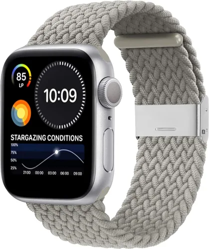 Miniatura 27 de Bandiction - Correas compatibles con Apple Watch de 44mm 40mm 38mm 42mm 41mm 45mm 46mm 49mm, bandas iWatch para mujeres y hombres, correa elástica