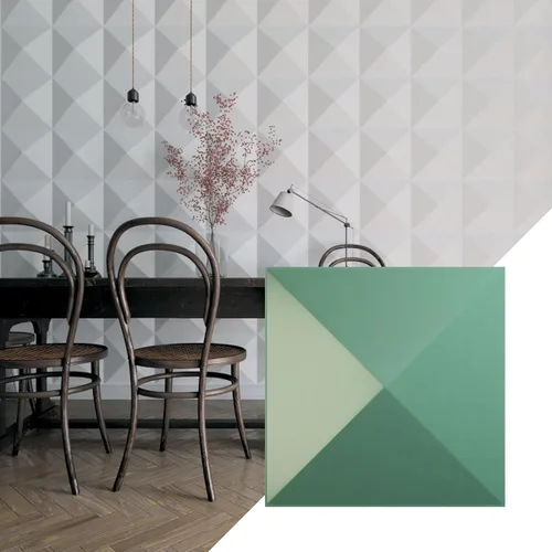 Miniatura 30 de Ekena Millwork 11 7/8 pulgadas de ancho x 11 7/8 pulgadas de alto Sellek EnduraWall Decorativo Panel de pared 3D, dorado