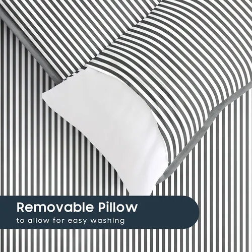 Miniatura 4 de Wake In Cloud - Tapete para siesta para niños pequeños con almohada y manta, tela 100% algodón, para niños y niñas de 3 años más en guardería